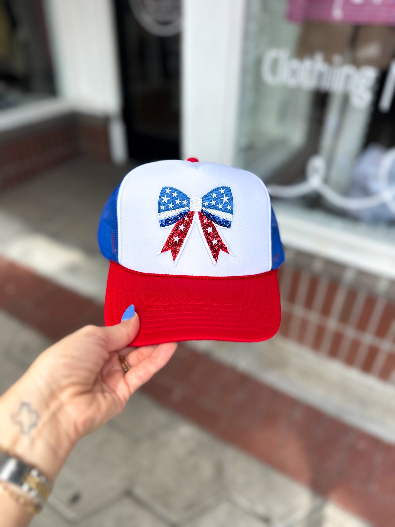 Star Spangled Cutie Trucker Hat