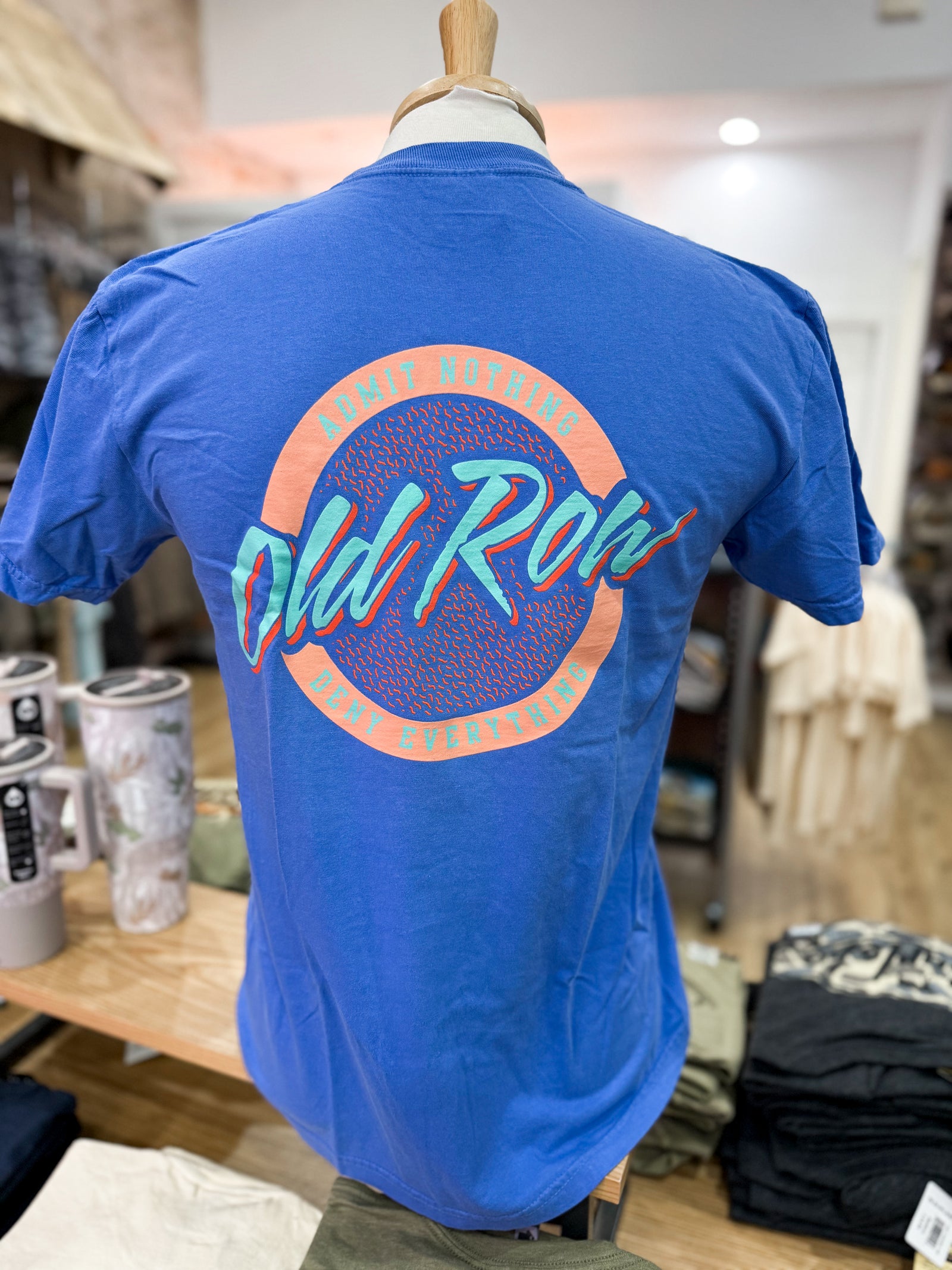 Old Row - Circle Logo Tee Mystic Blue