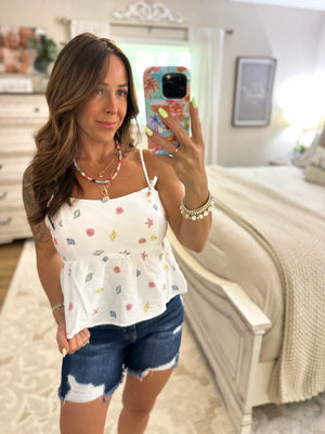 Seaside Beauty Babydoll Tank