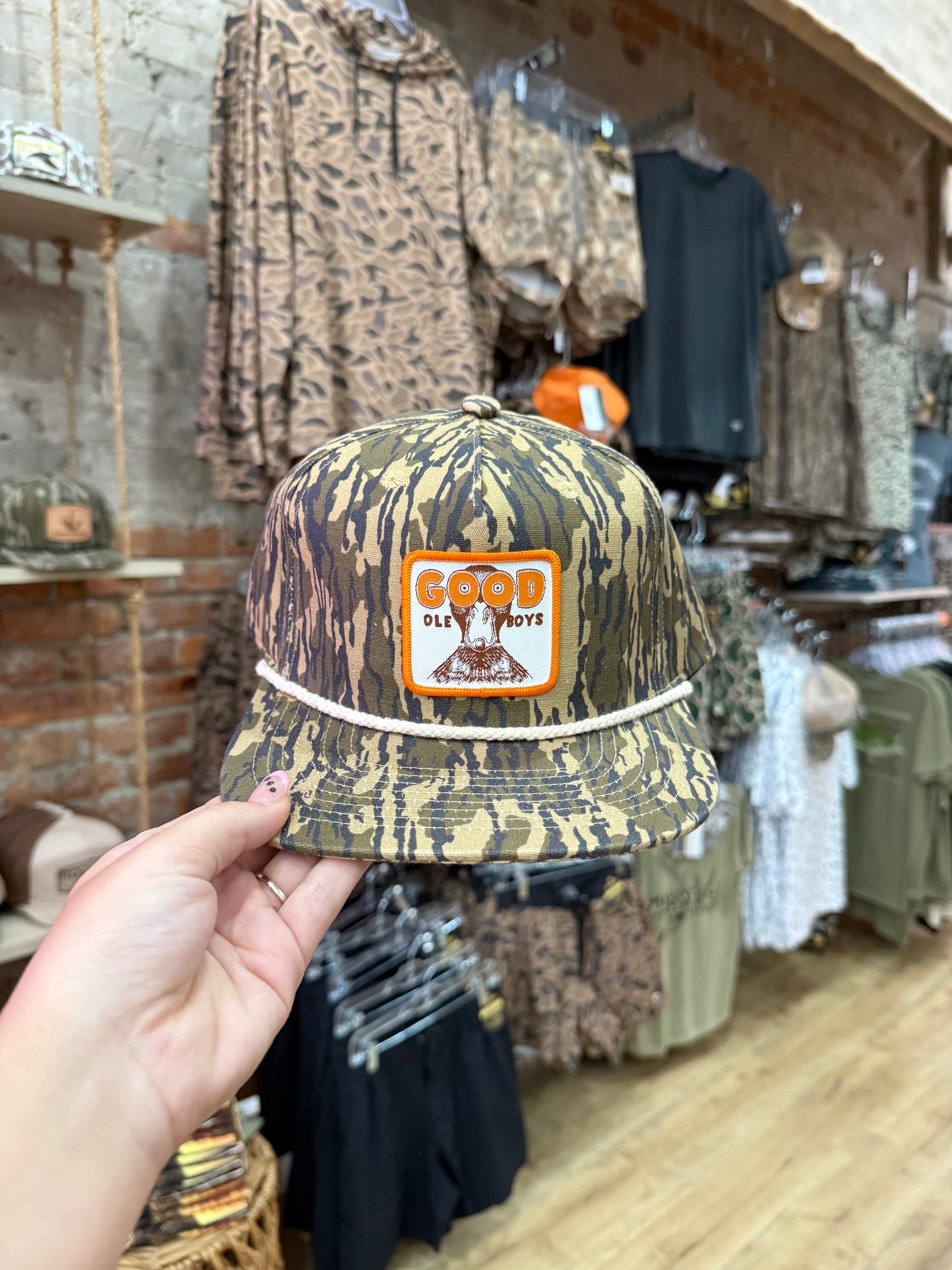 Good Ole Boys GOODers Patch White Rope Hat