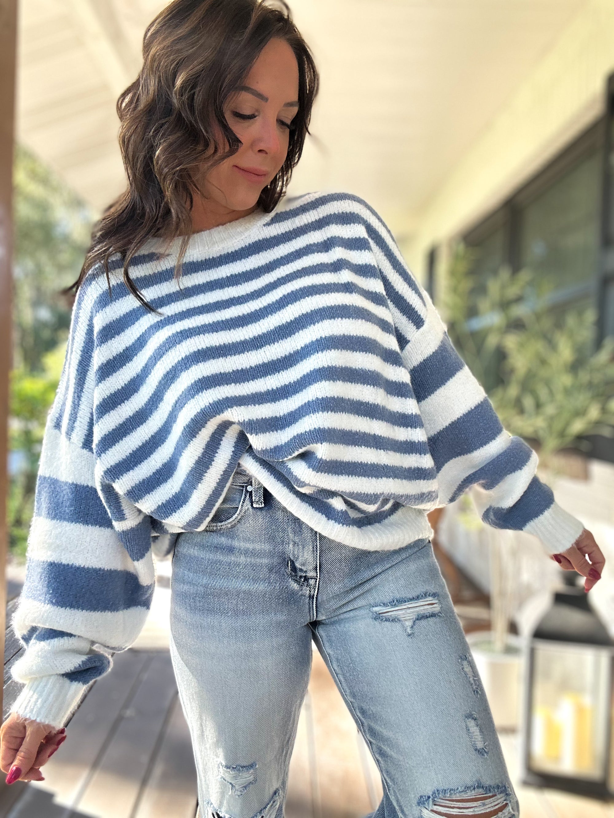 Becca Striped Sweater