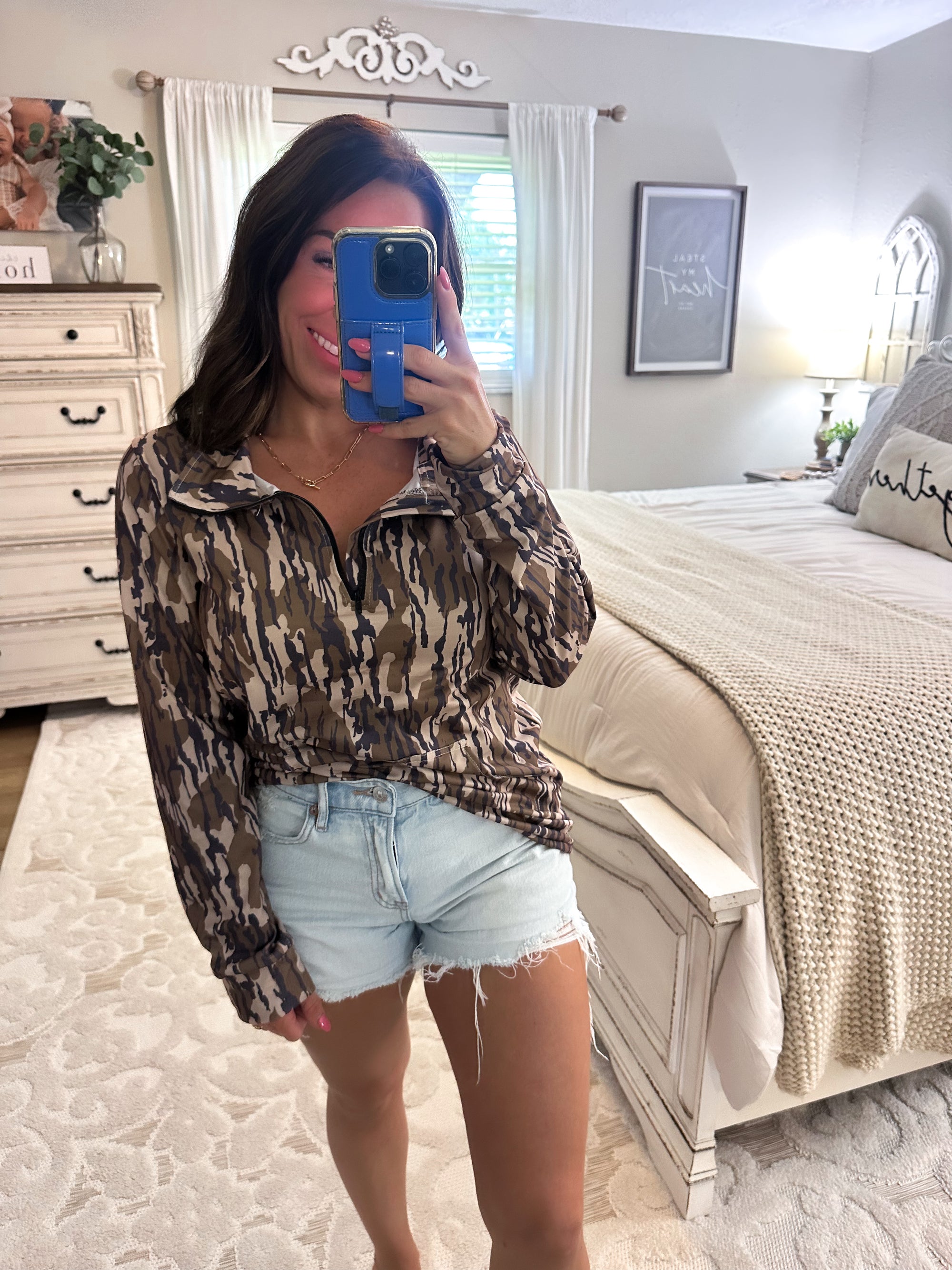 Bottomland Camo Pullover