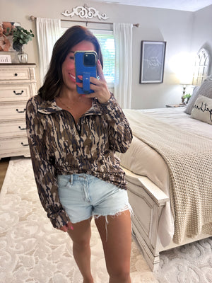 Bottomland Camo Pullover