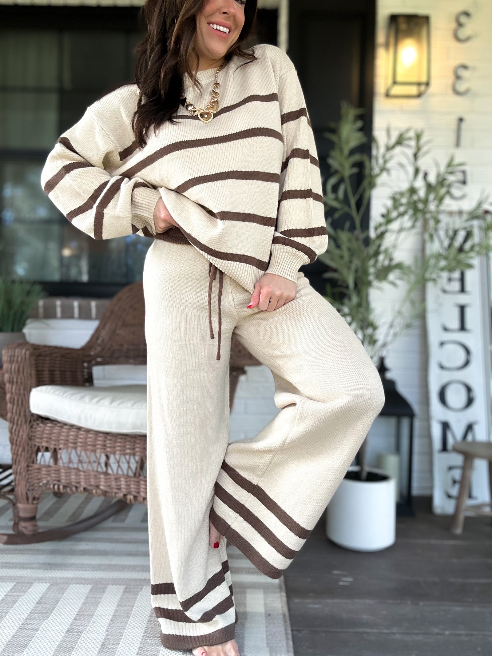 Remy Cozy Striped Lounge Pants