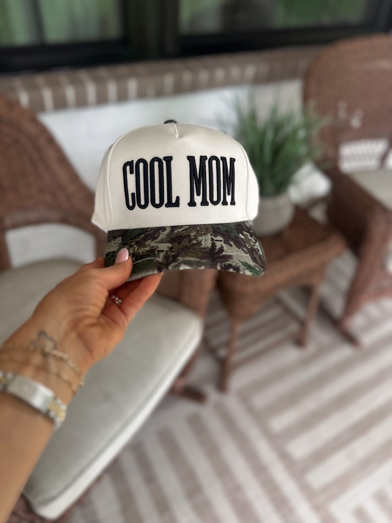 Cool Mom Trucker Hat - Camo