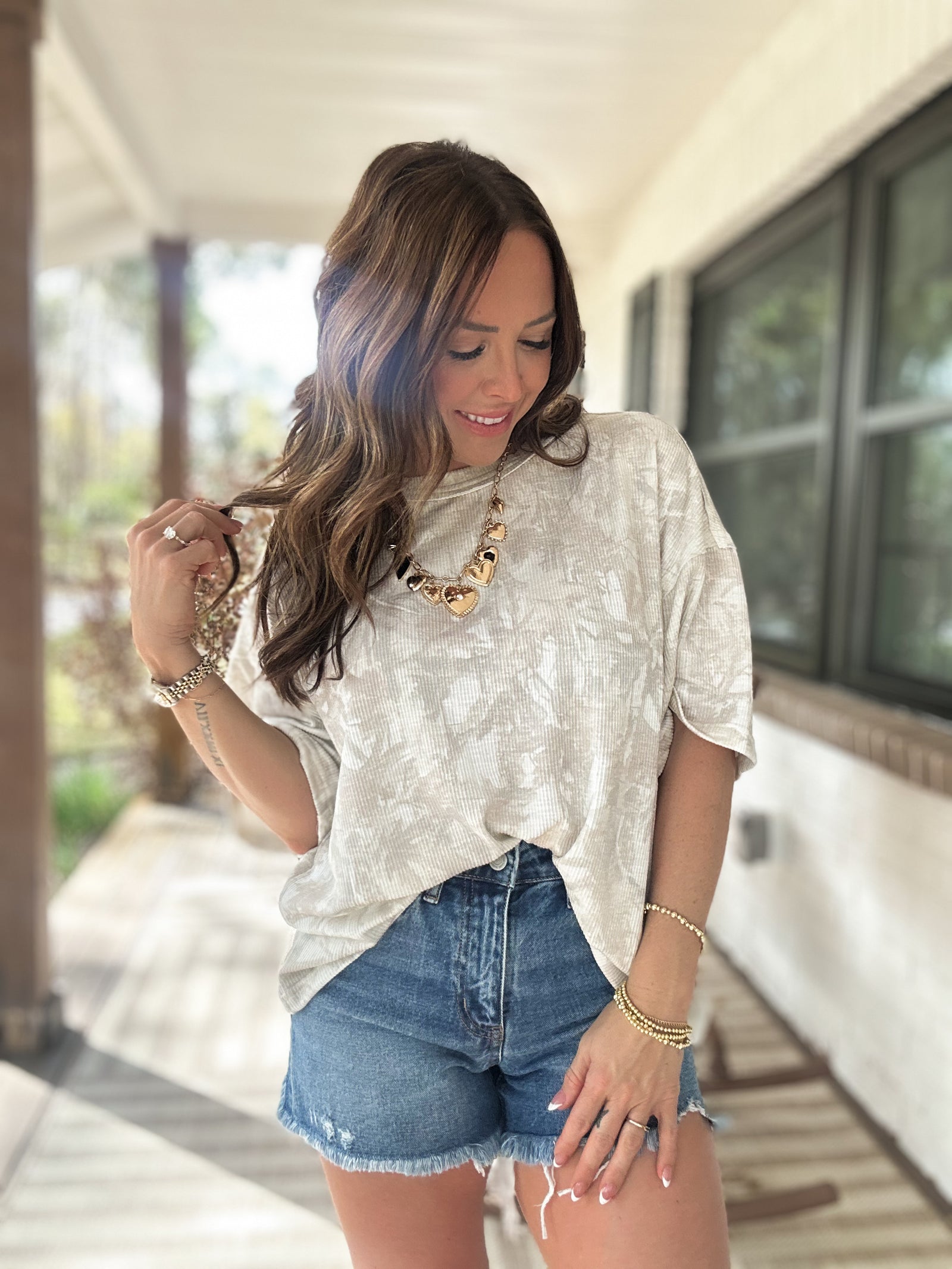 Heidi Brooke Relaxed Camo Shirt