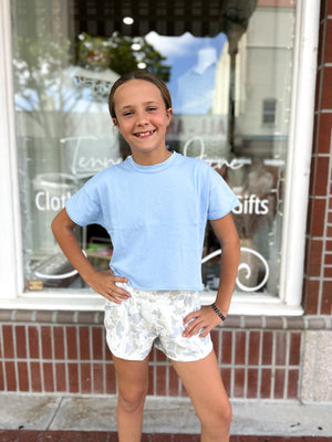 Youth Local Girl Vista Shorts - Saltwater Camo