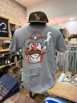 Old Row - Beer Can Cowboy Pocket Tee