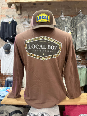 Local Boy Long Sleeve Vintage Emblem Tee