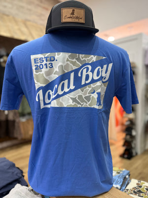 Local Boy Camo Flag Saltwater Tee