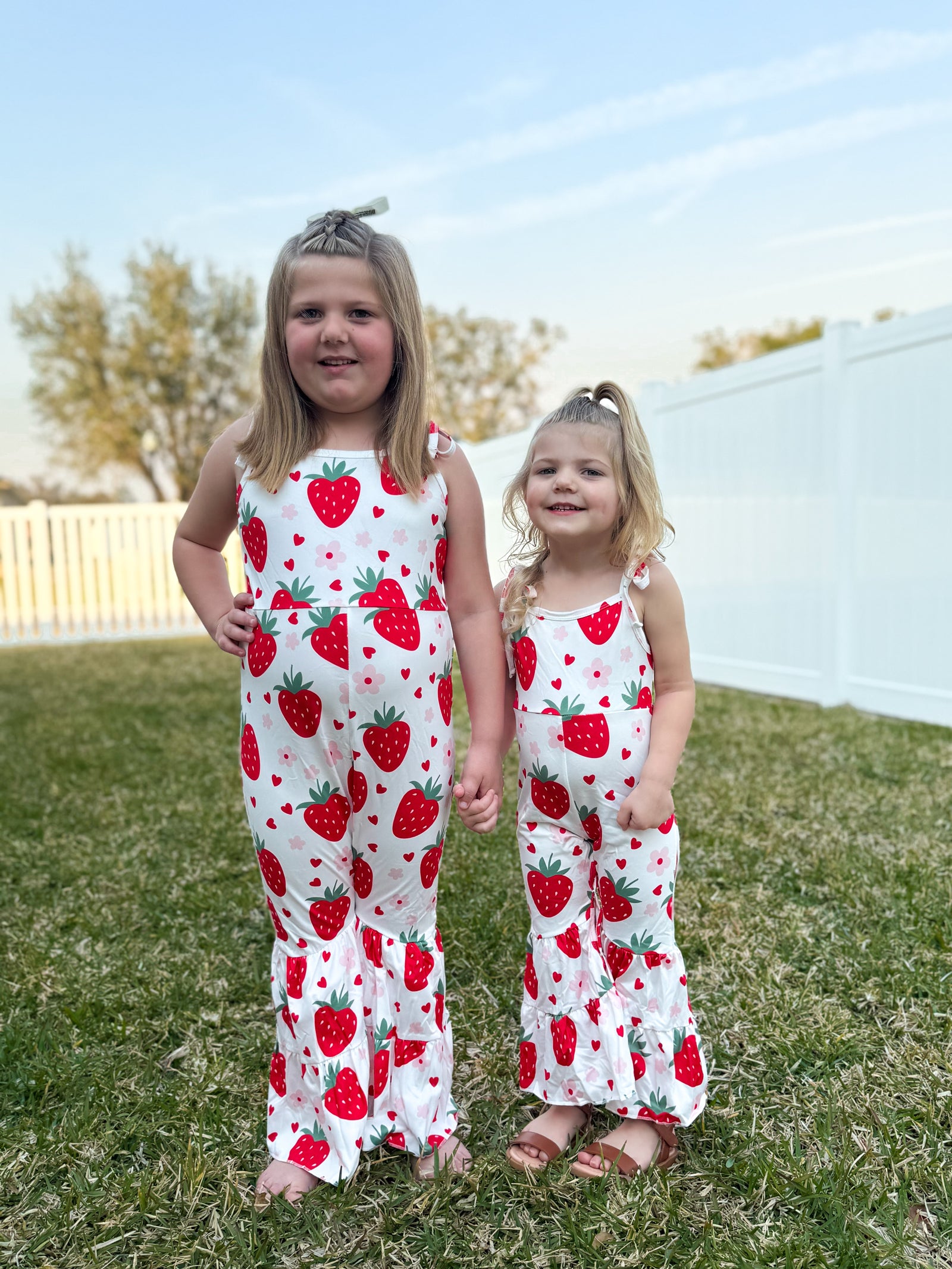 Berry Girlie Flare Jumpsuit