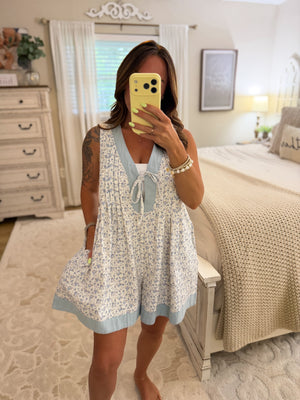 Tammie Floral Printed Romper