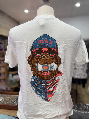 Old Row GBC Retro Can Pocket Tee - Ivory