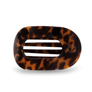 Round Flat Hair Clip | Medium | Tortoise