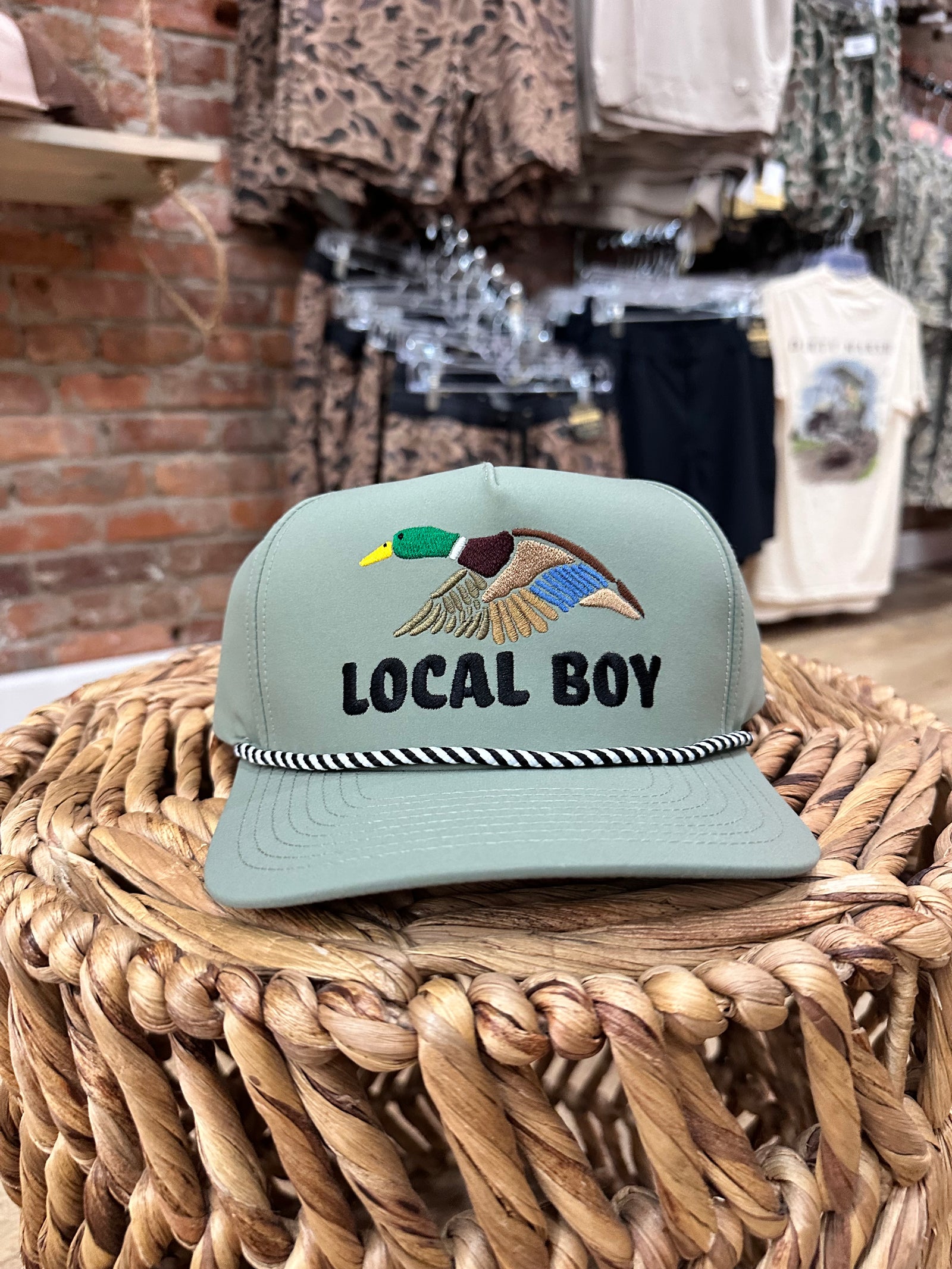 Local Boy Wild Duck Rope Hat