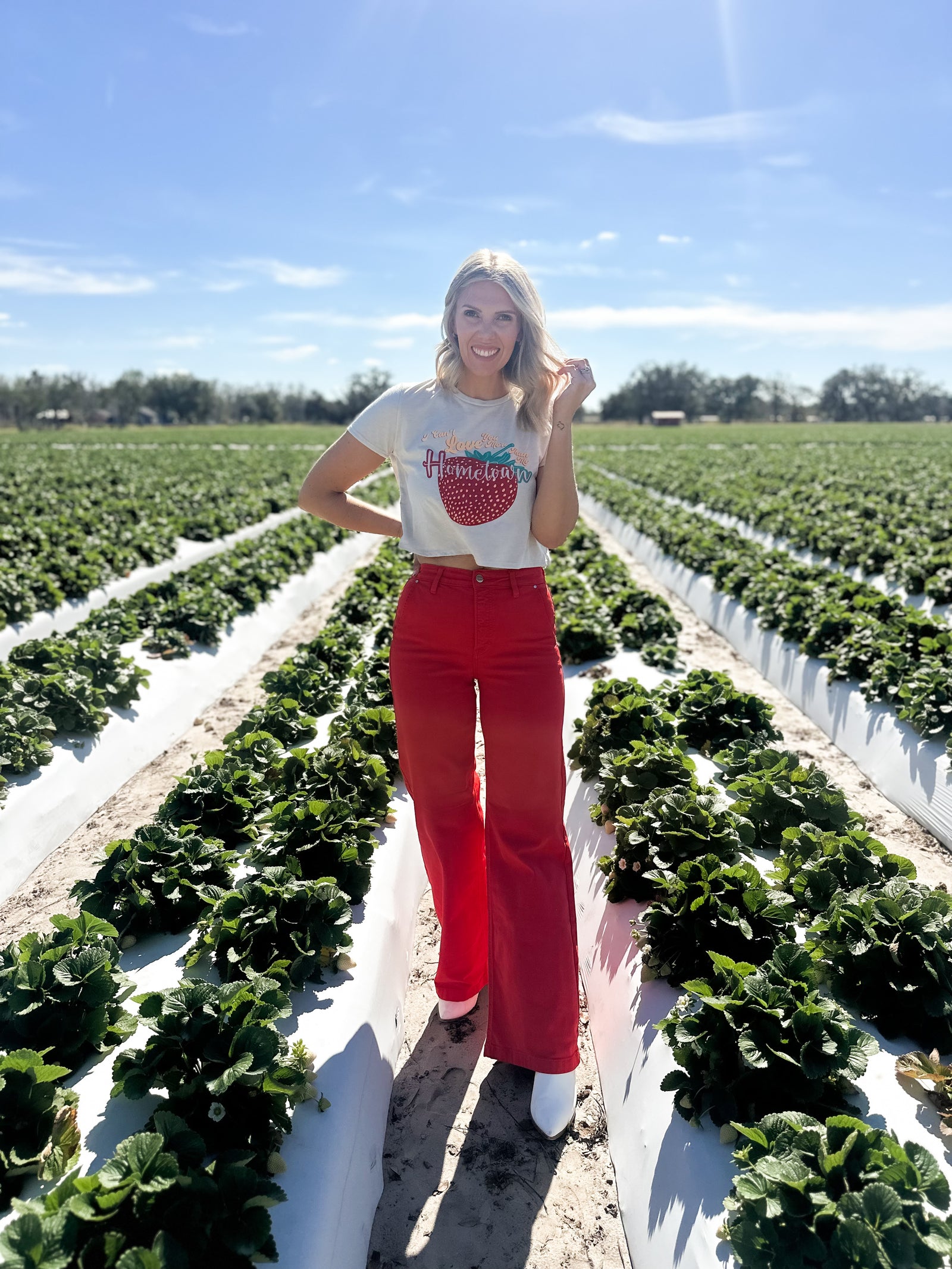 Reba High Rise Wide Leg Pants