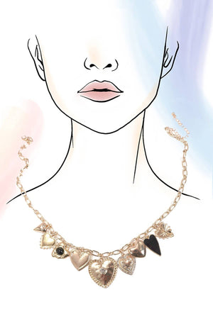 Queen of Hearts Charm Necklace