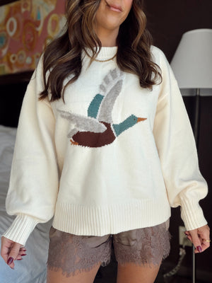 Drake Mallard Loose Fit Sweater Top