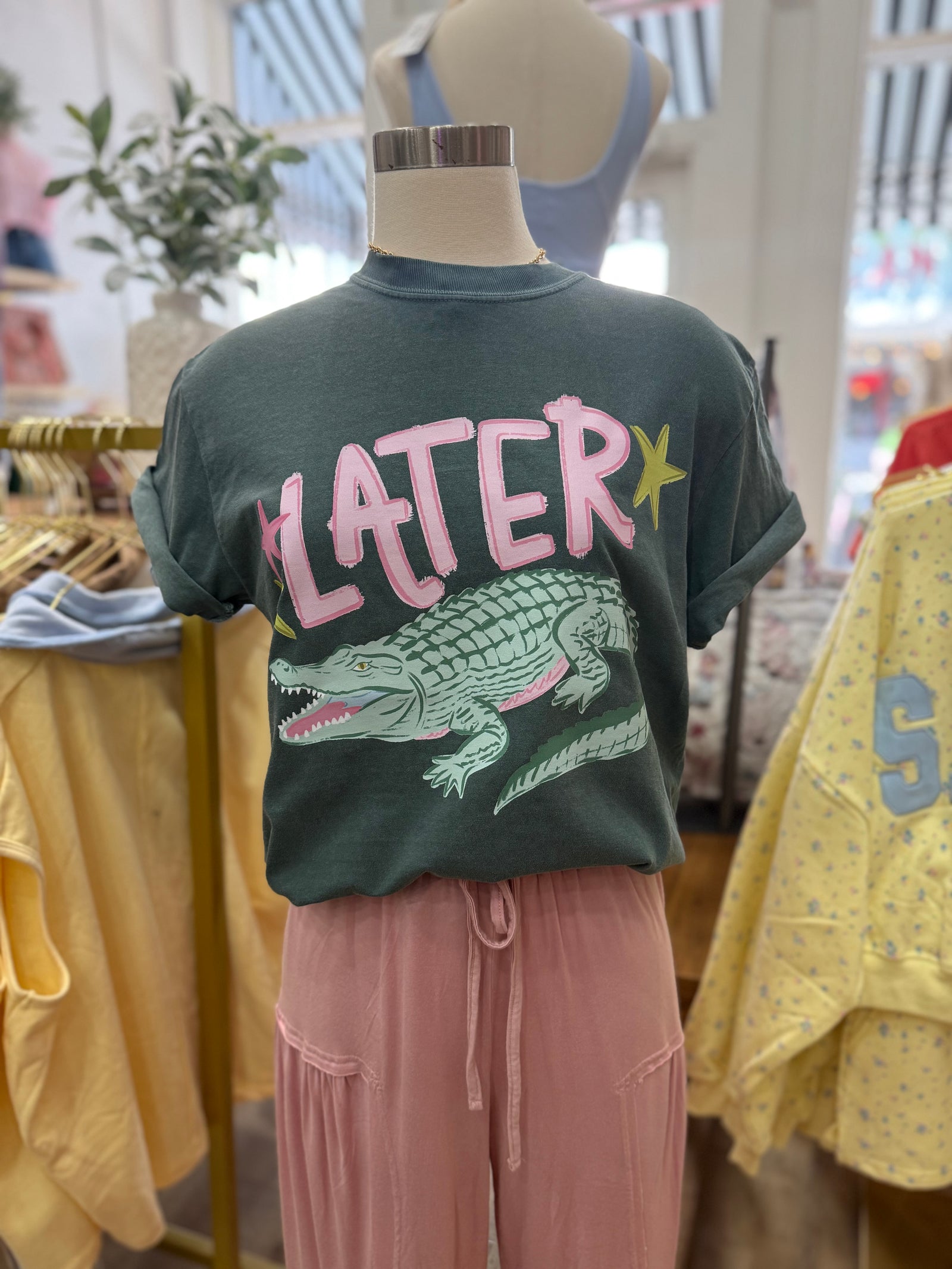 See You Later Alligator Comfort Colors Tee