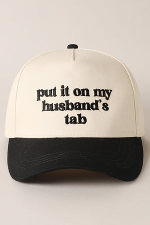 Husband's Tab Trucker Hat