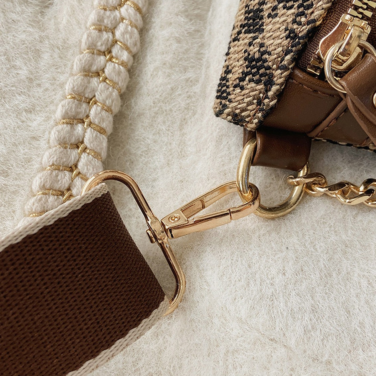 Everyday Essential Belt Bag - Brown/Leopard