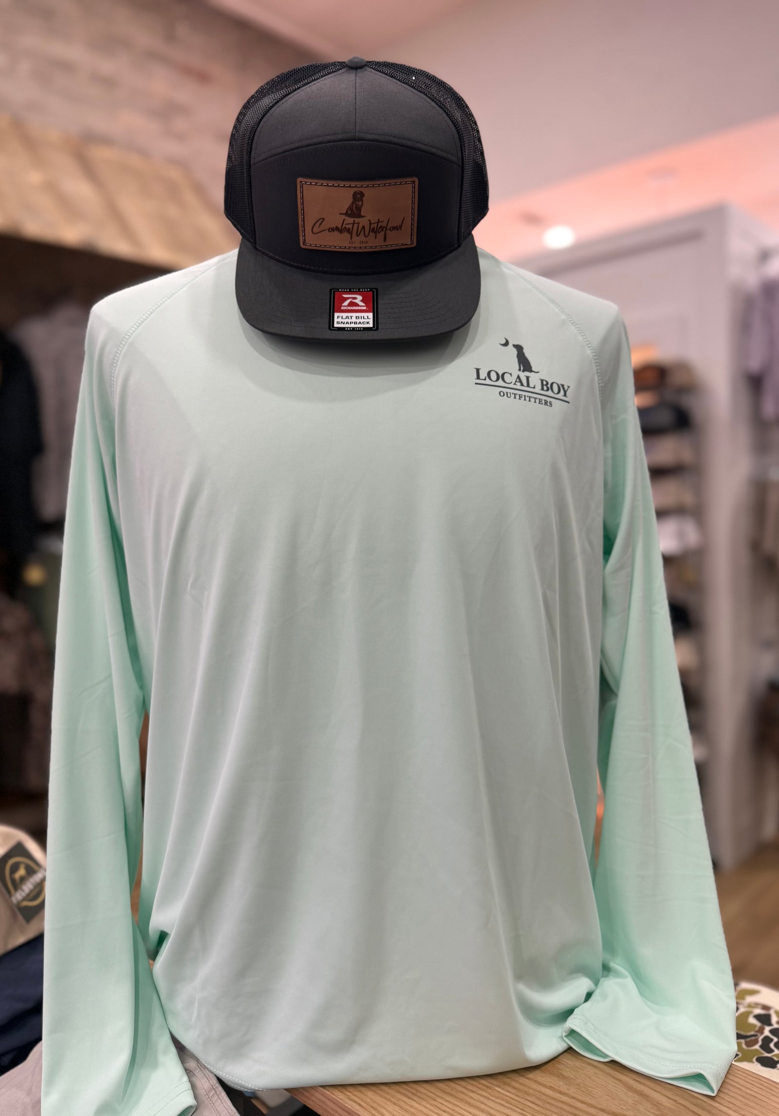 Local Boy Graphic Performance - Fish Camo Diamond Crest
