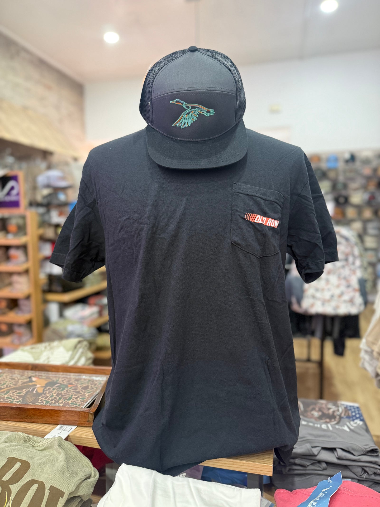 Old Row Racing Pocket Tee - Black