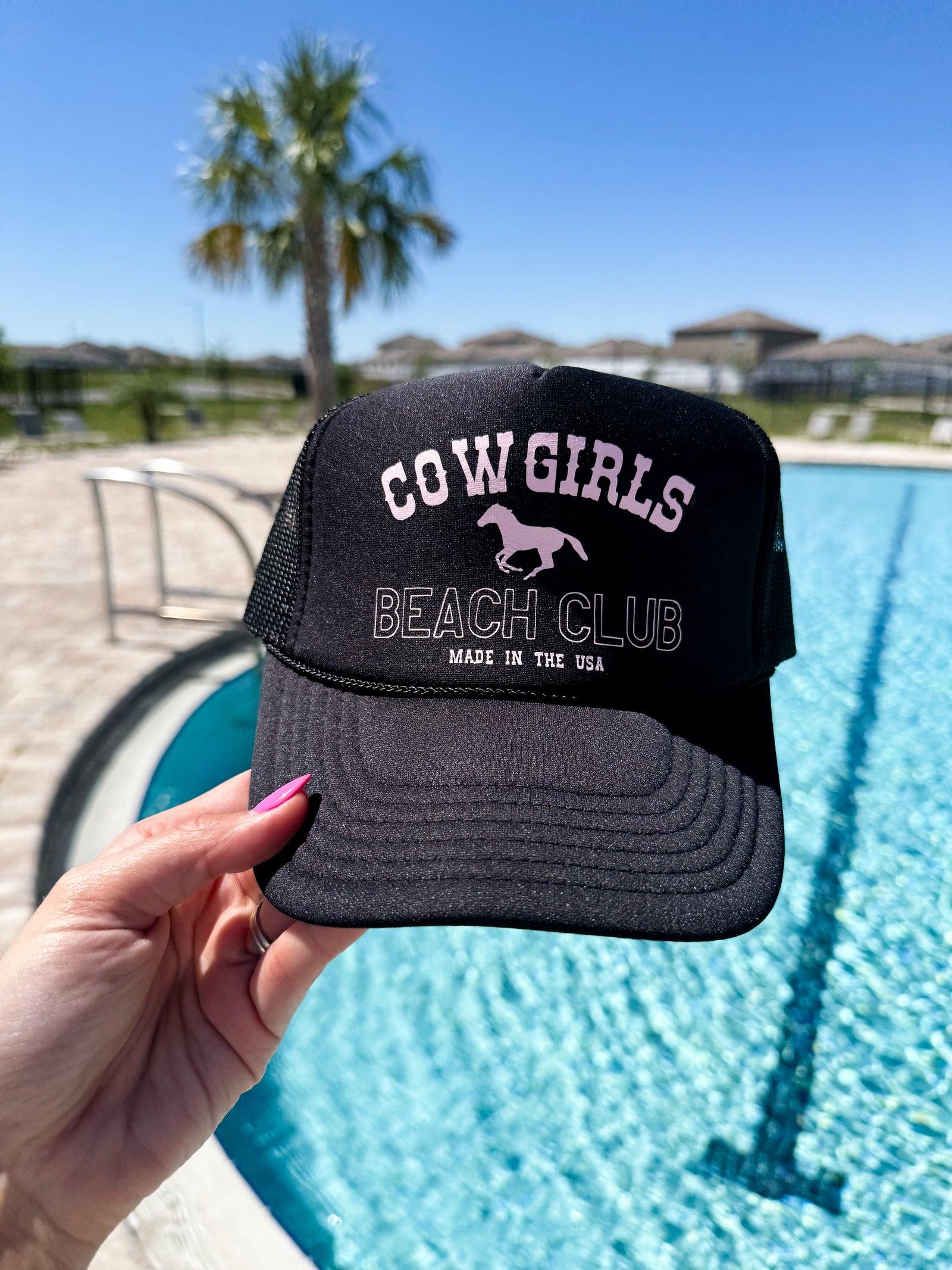 Cowgirls Beach Club Trucker Hat