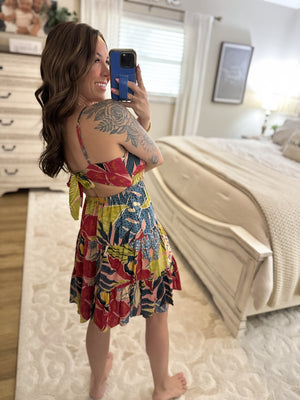 Lorelei Open Back Tiered Dress