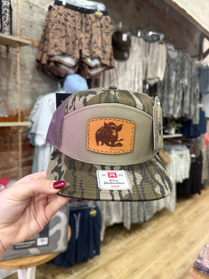 Shoot & Reel Bottomland Boar Hog Patch Hat