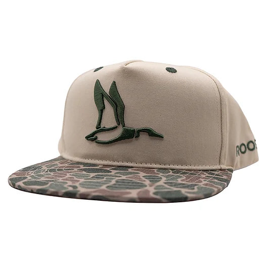 Roost 7 Panel Full Duck Camo Hat