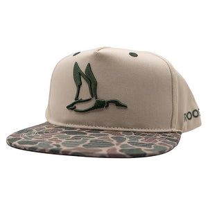 Roost 7 Panel Full Duck Camo Hat