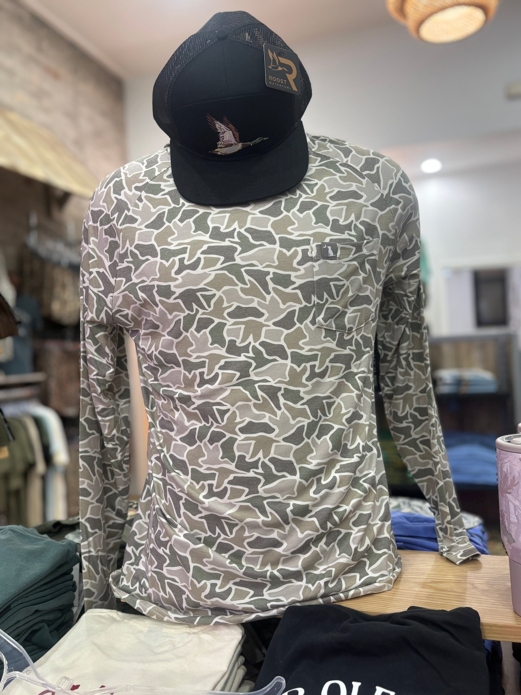 Local Boy Heather Blend Hoodie - Duck Camo