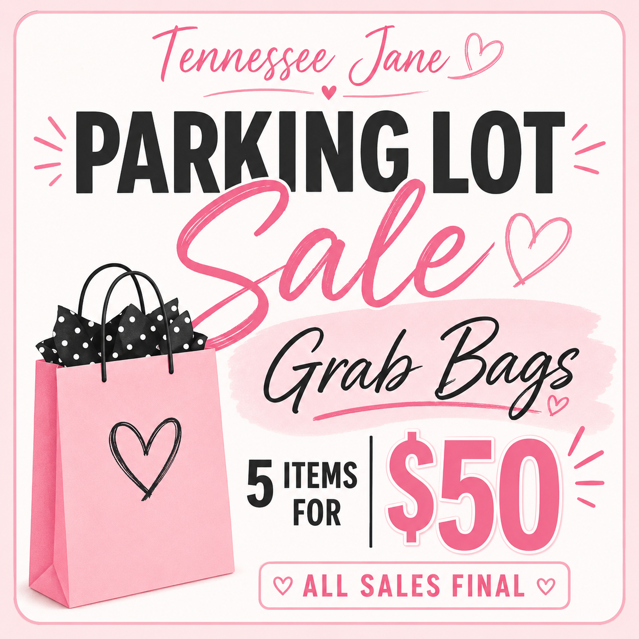 MYSTERY GRAB BAG! 5 Items for $50