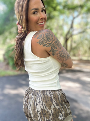 Not Just Your Basic Tank- Cream