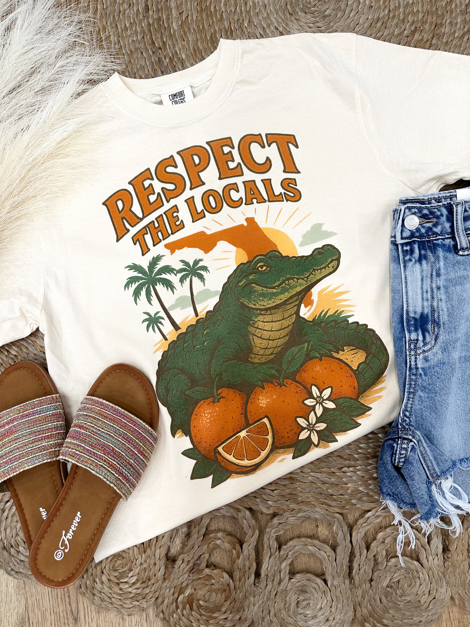 Respect The Locals FL Comfort Colors Tee