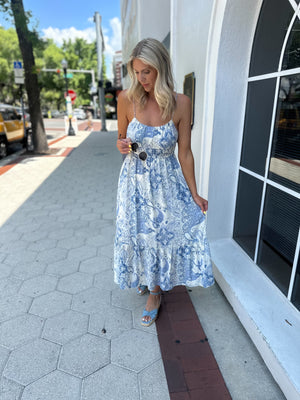 All Is Well Paisley Printed Maxi