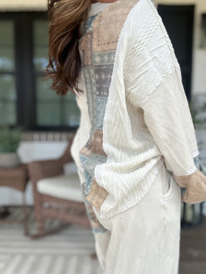 Gemma Bandana Patchwork Top