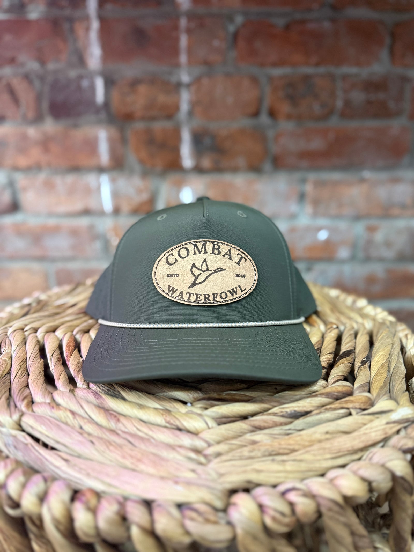 Combat Waterfowl Rope Hat - Dark Loden
