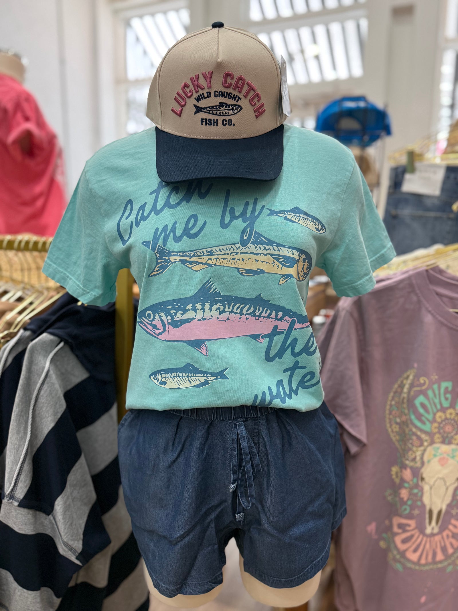 Catch Me By The Water Comfort Colors Tee