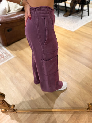 Anna Dark Cherry Lounge Pants