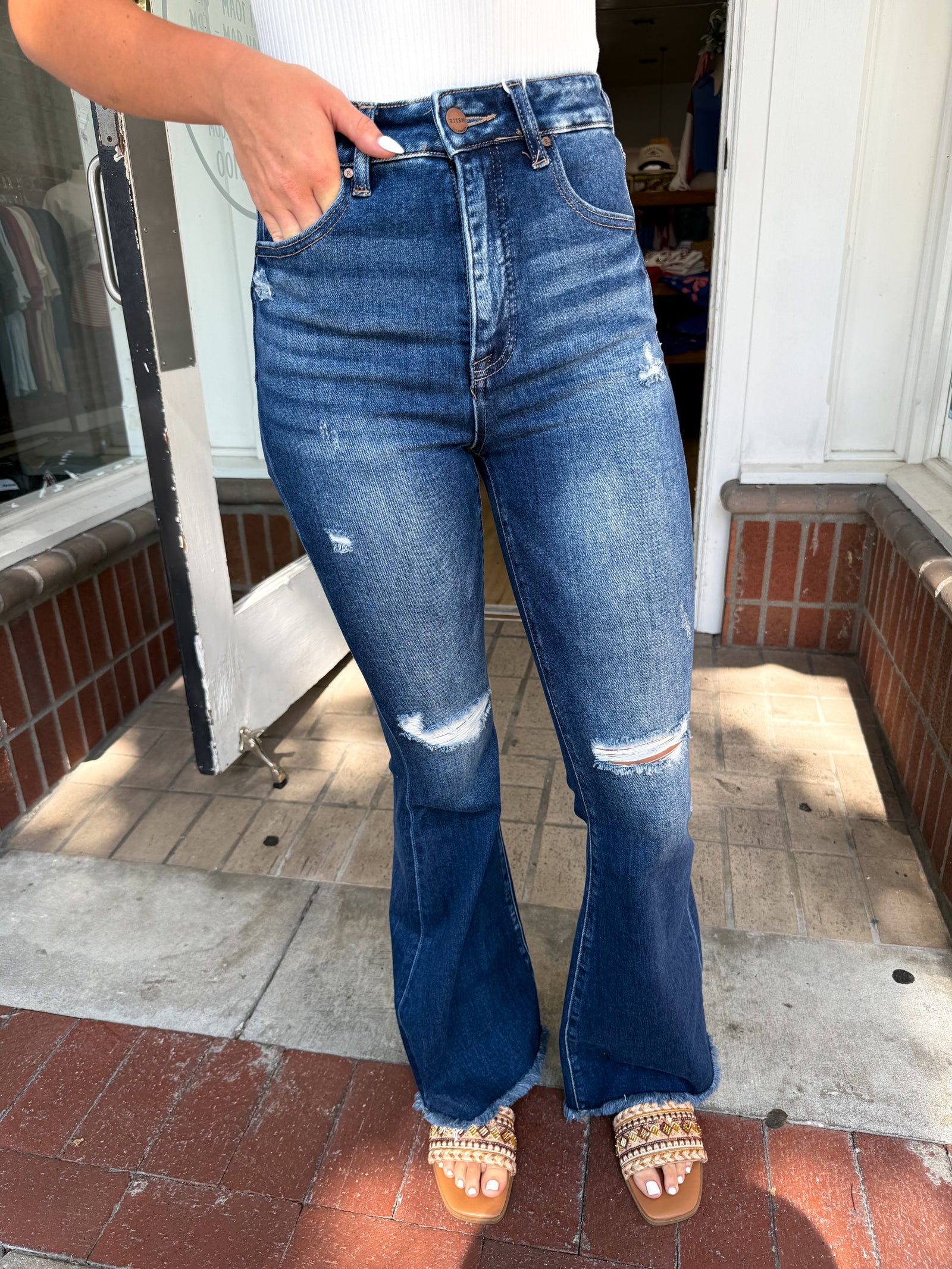 Kasey High Rise Flare Jeans