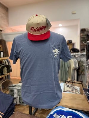 Old Row - Cowboy Skull Pocket Tee
