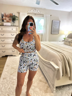 Local Girl Sports Bra - Localflage Bluff