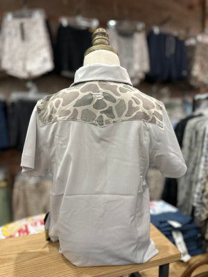 Youth Burlebo Performance Western Shirt - Bird Szn