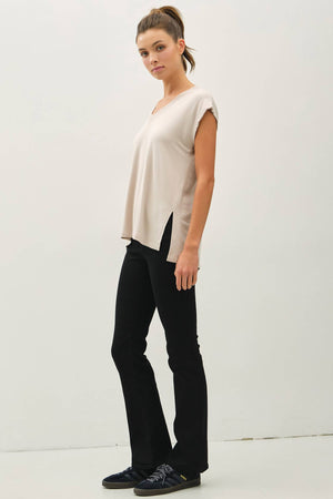 Quinn Dolman Sleeve Top - Mocha