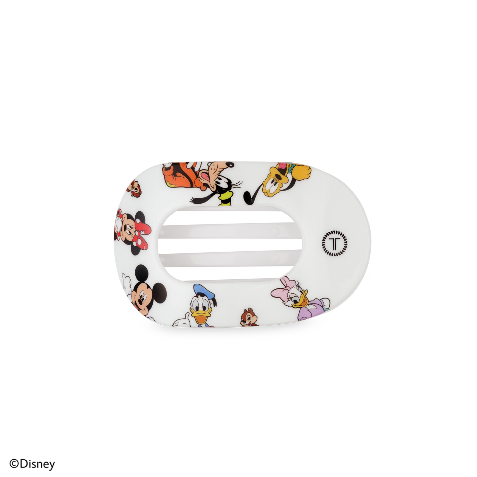 Flat Round Hair Clip | Small | Mickey and Friends