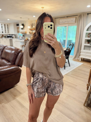Birdie Swift Shorts in Dark Camo