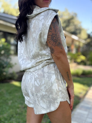 Vivian Vintage Camo Two Piece Set