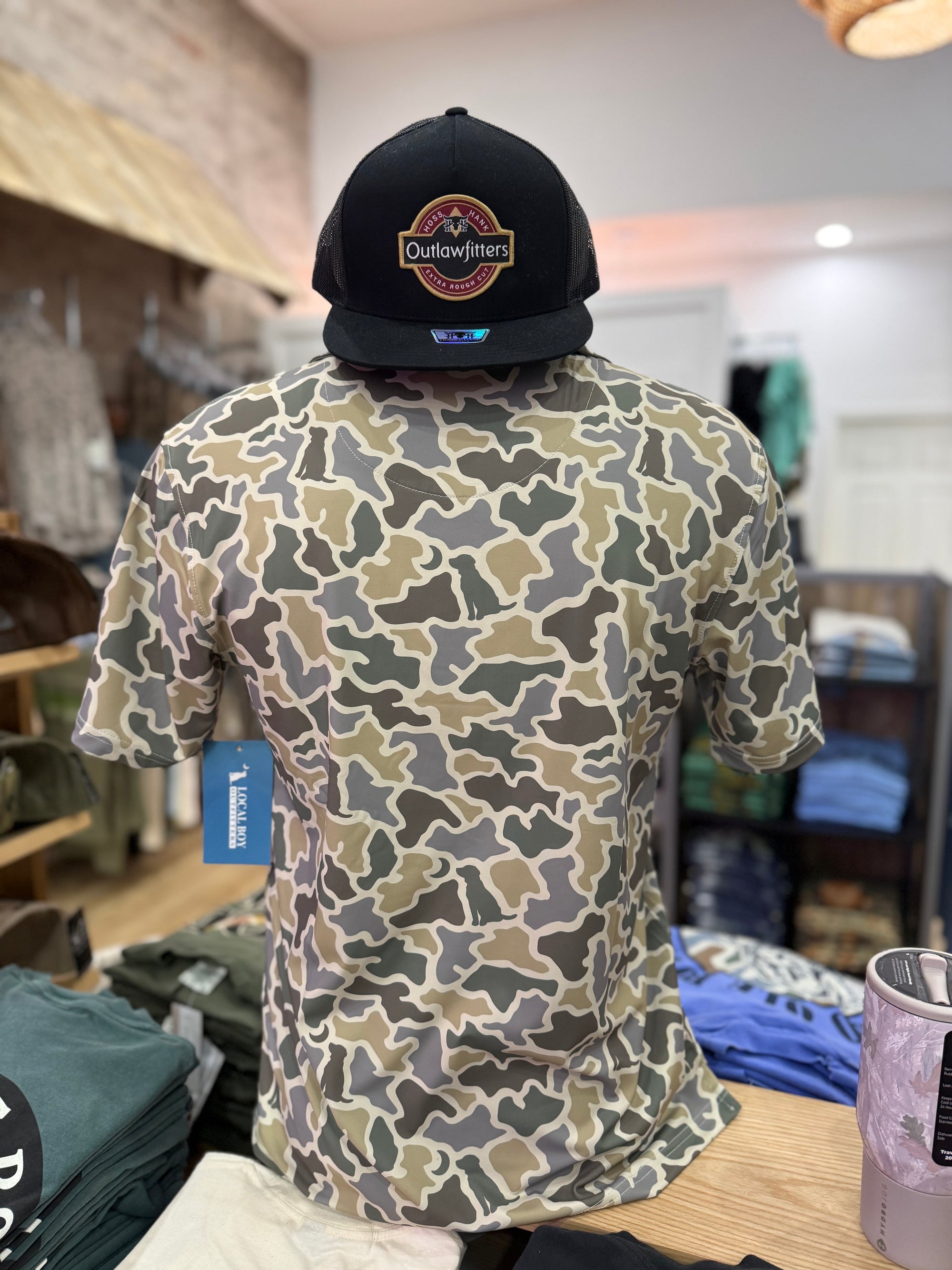 Local Boy Dirty Myrtle Polo - Sand Dog & Moon Camo